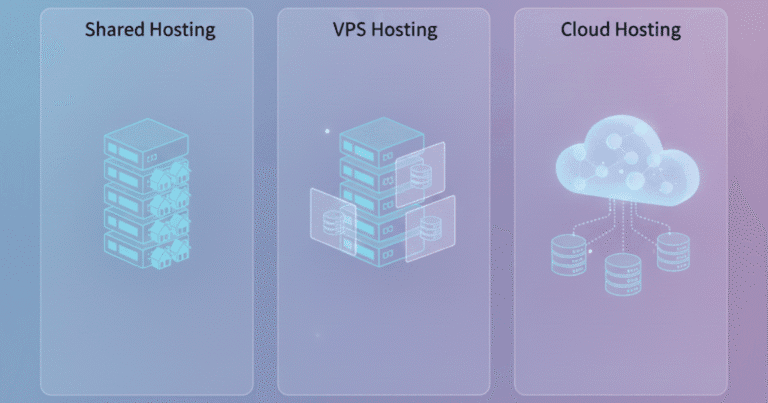 Shared vs VPS vs Cloud Hosting – Simple Beginner Guide